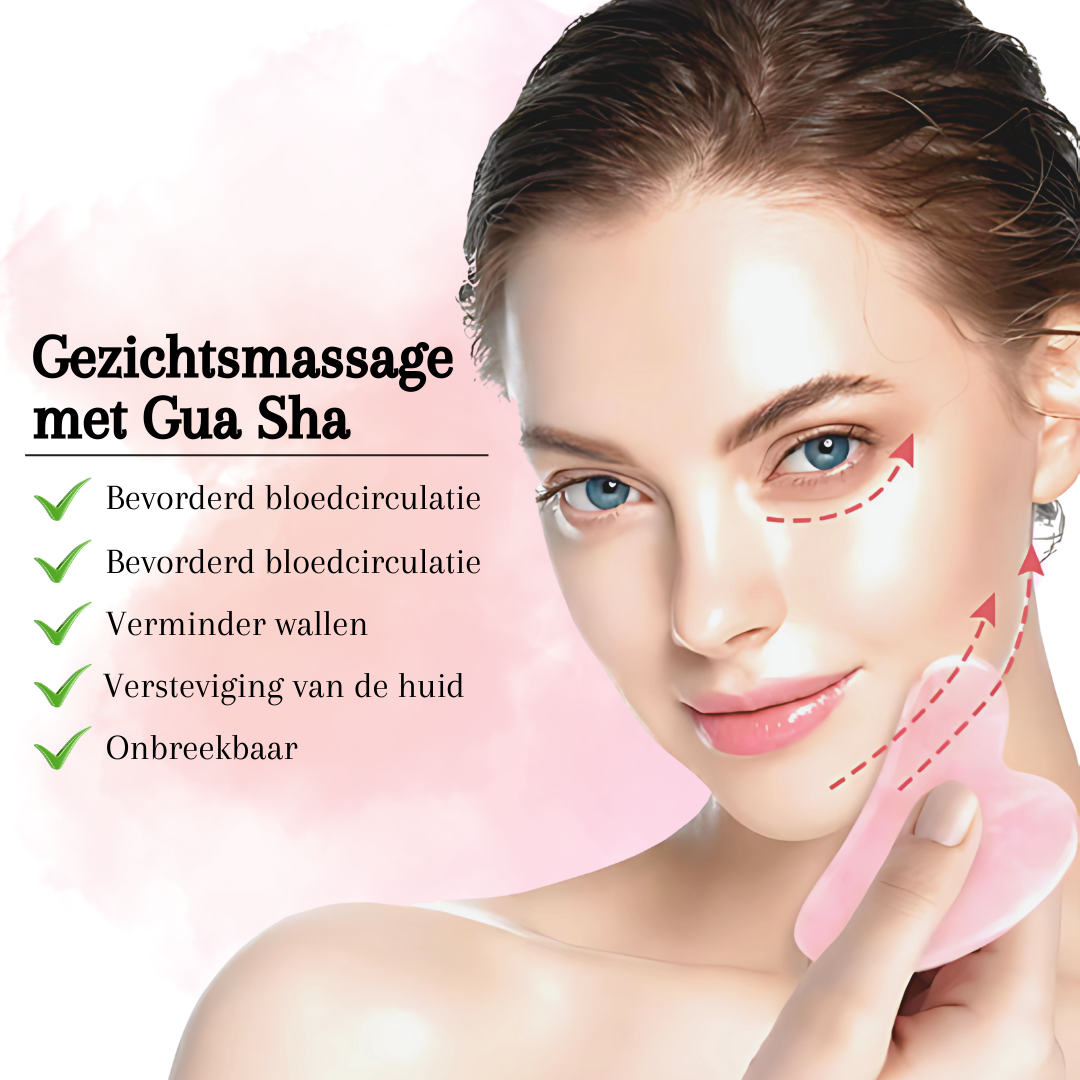 Premium Rose Quartz Gua Sha