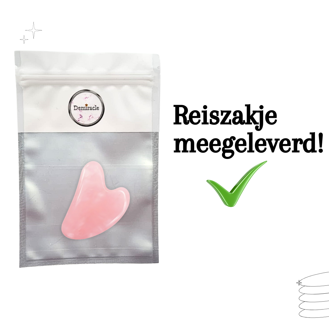 Premium Rose Quartz Gua Sha