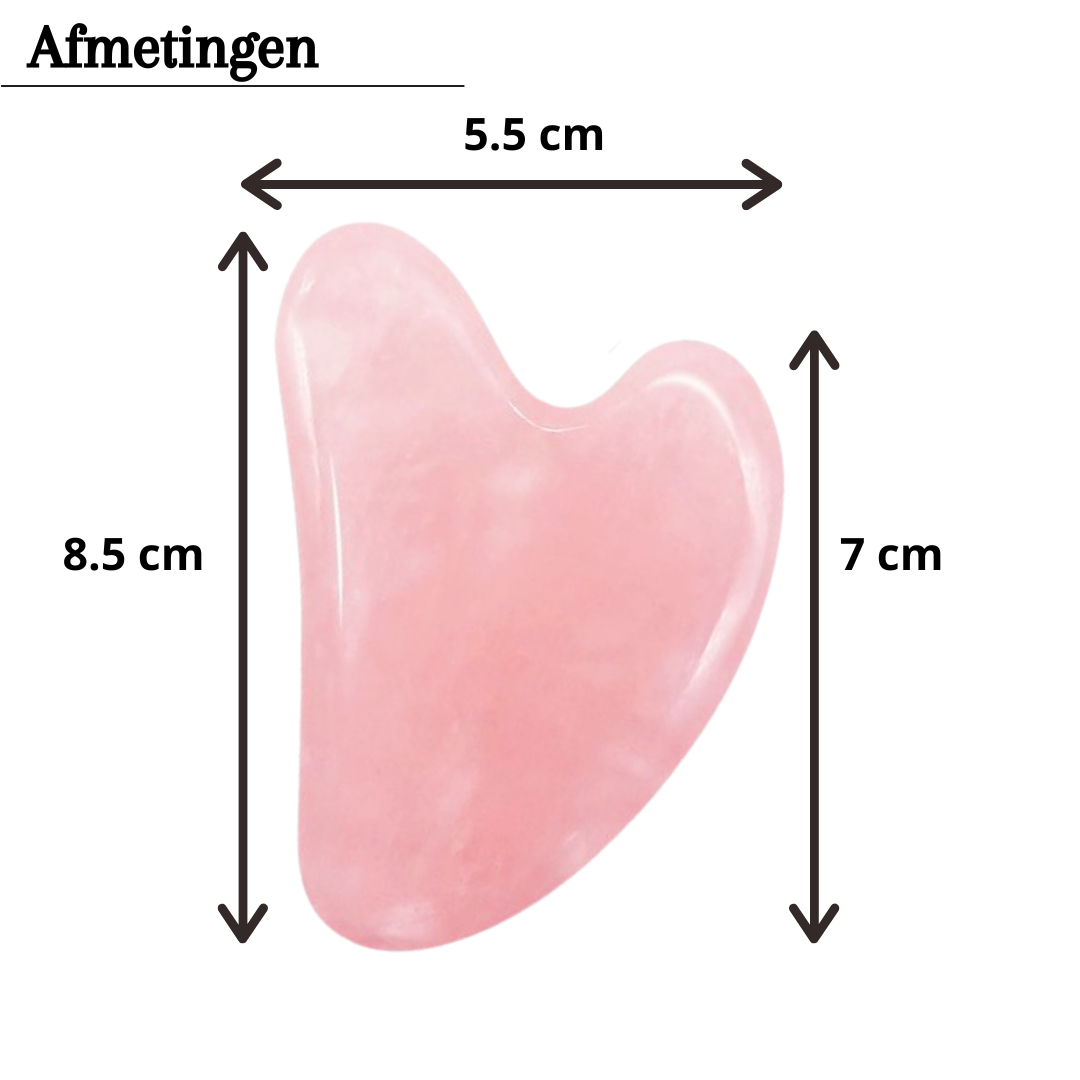 Premium Rose Quartz Gua Sha