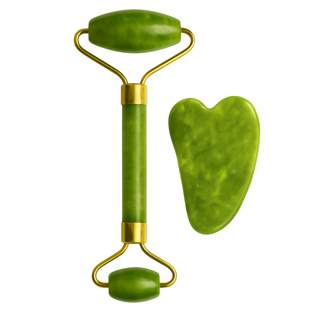 Jade Face Roller &amp; Gua Sha