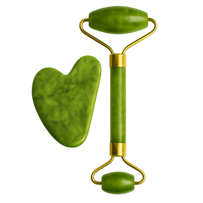 Pure Jade Gua Sha &amp; Face roller