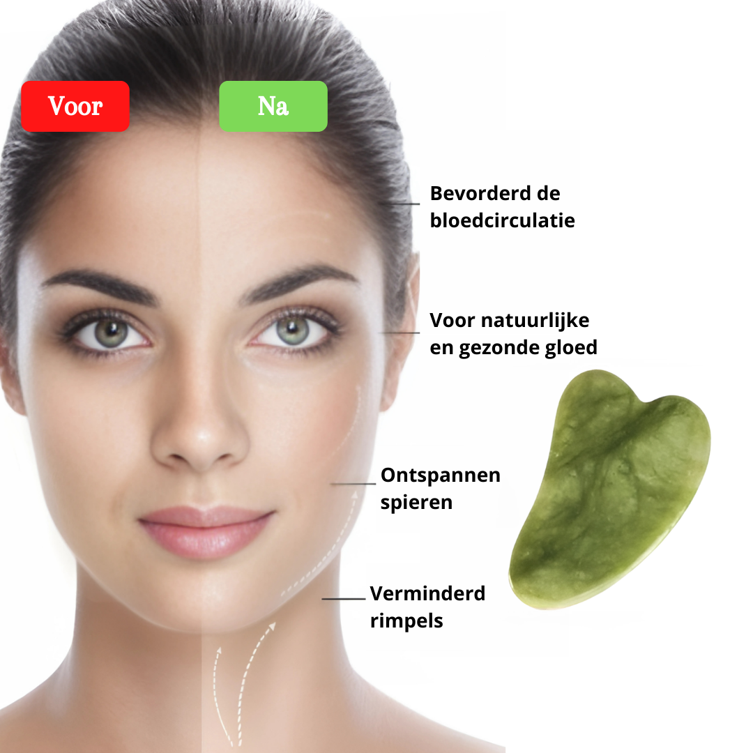 Gua Sha Jade Schraper