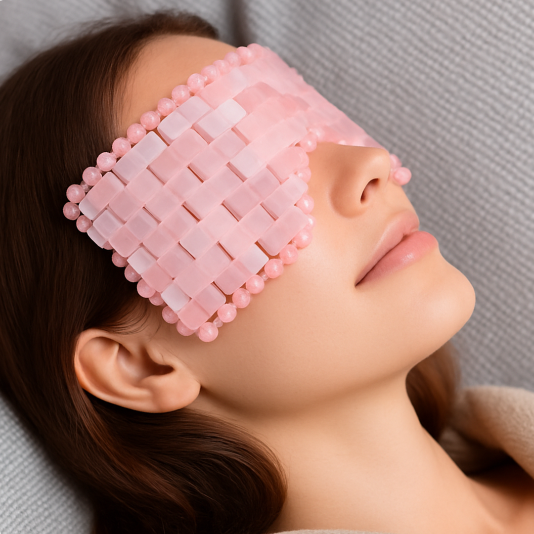 Rose Quartz Eye Mask