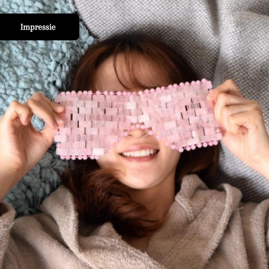 Rose Quartz Eye Mask