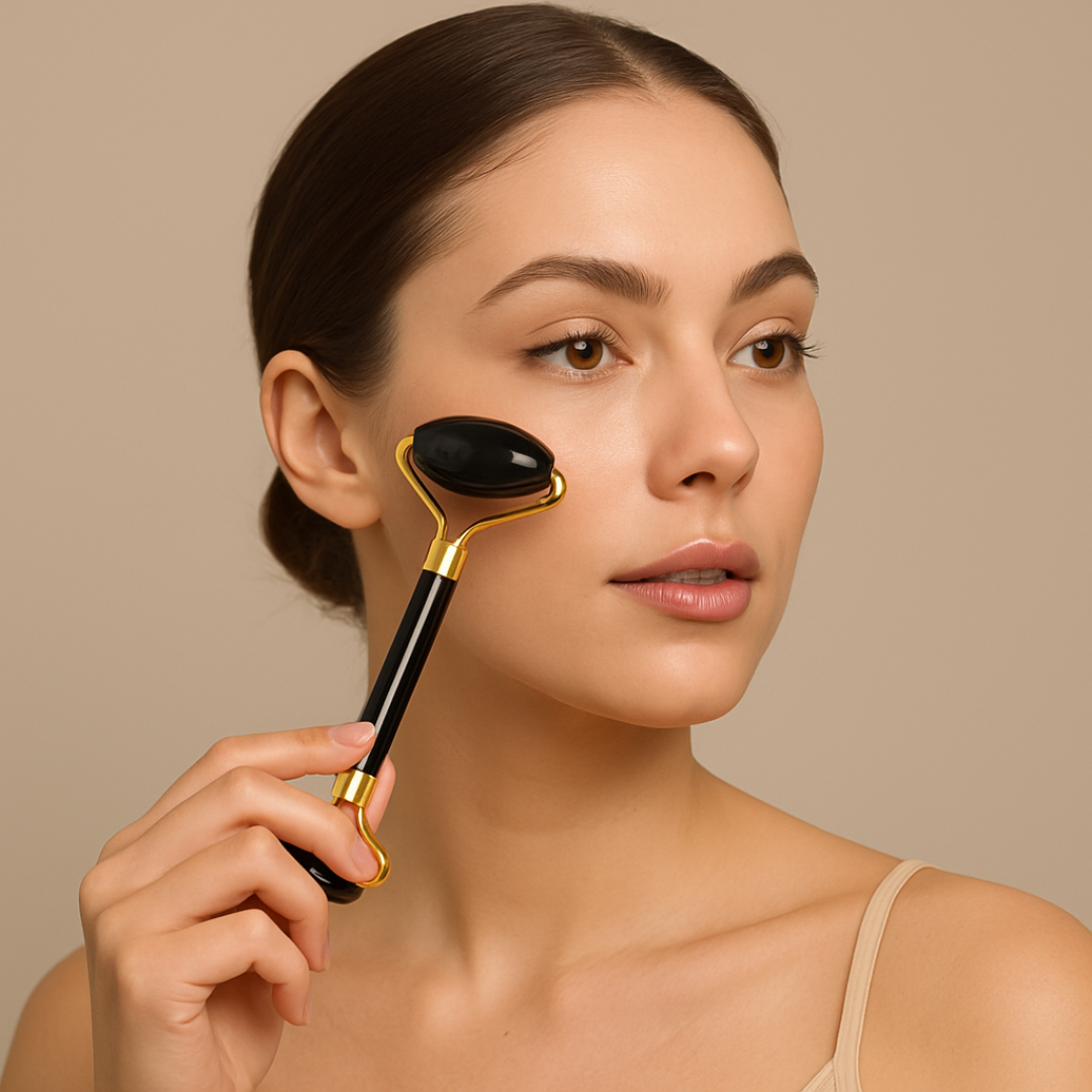 Black Obsidian Face Roller