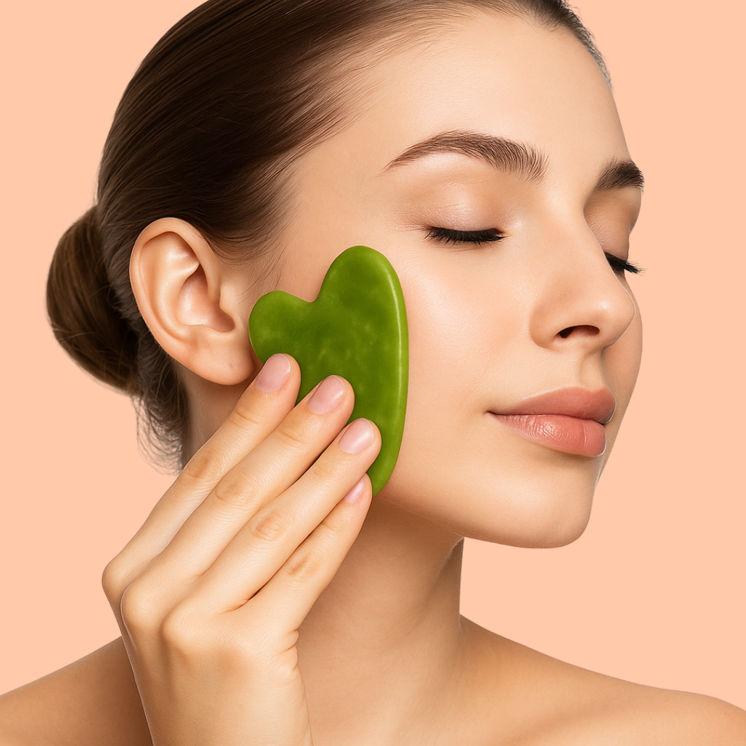 Jade Face Roller &amp; Gua Sha