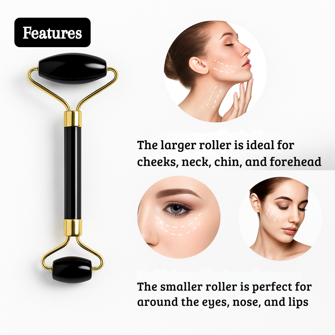 Black Obsidian Face Roller