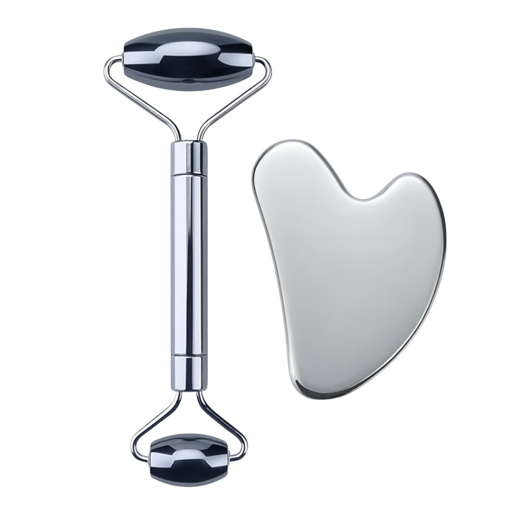 RVS Face Roller &amp; Gua Sha